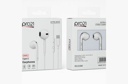 AURICULAR PRO 21 MANOS LIBRES PRO 21 SIMIL IPH AP-01. Ficha  TYPE C