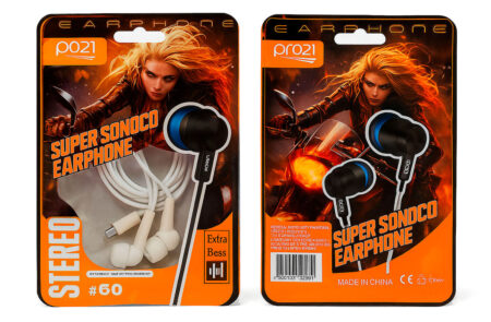 AURICULAR MANOS LIBRES PRO 21 SUPERSONICO Ficha Mini Jack 3.5 mm Blanco